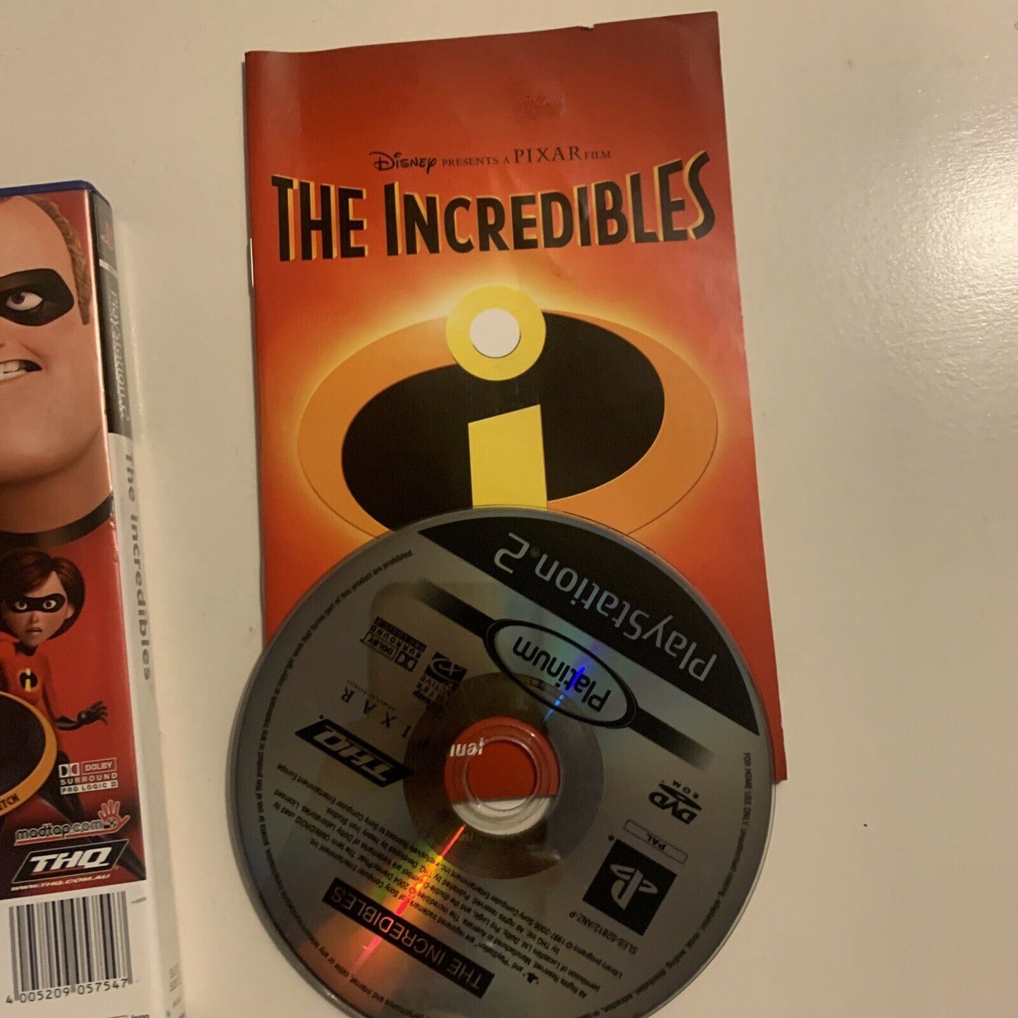 Disney's Pixar: The Incredibles - Playstation PS2 PAL Game with Manual