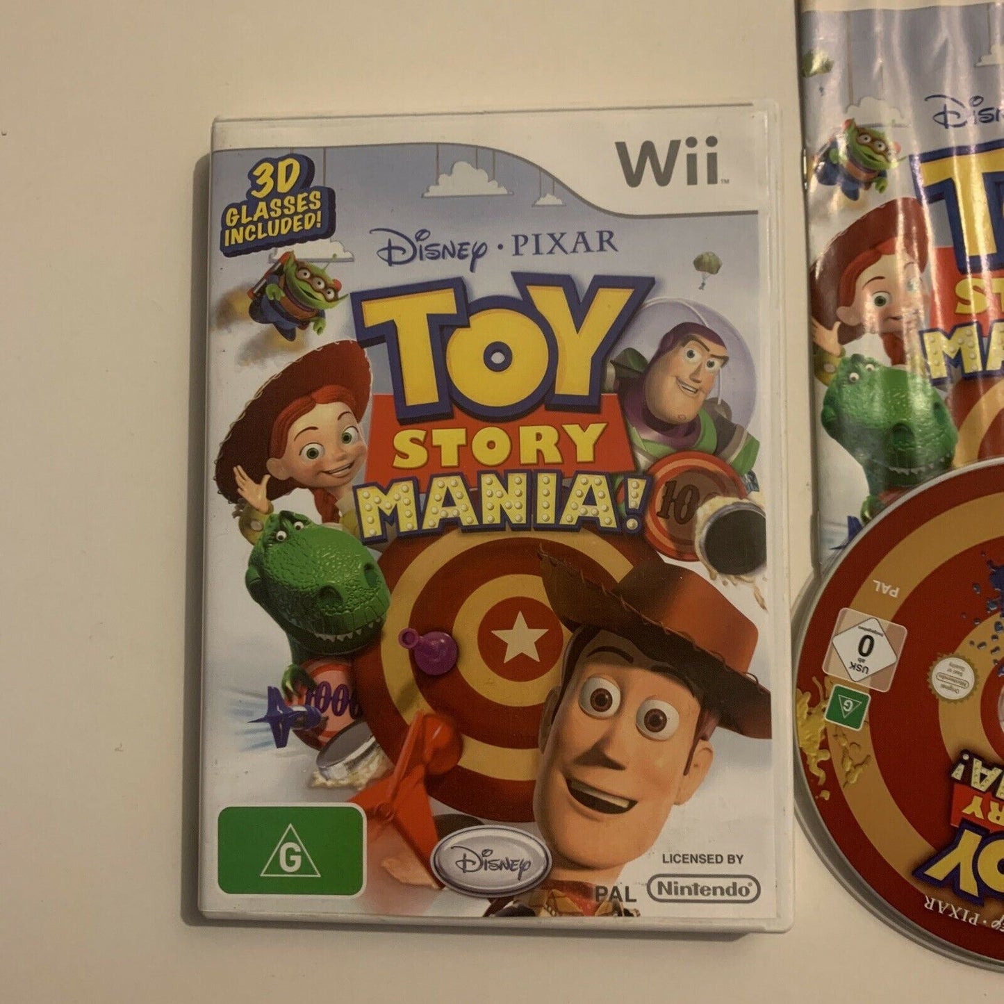 Toy Story Mania (Nintendo Wii, 2009) Complete with Manual - AUS PAL