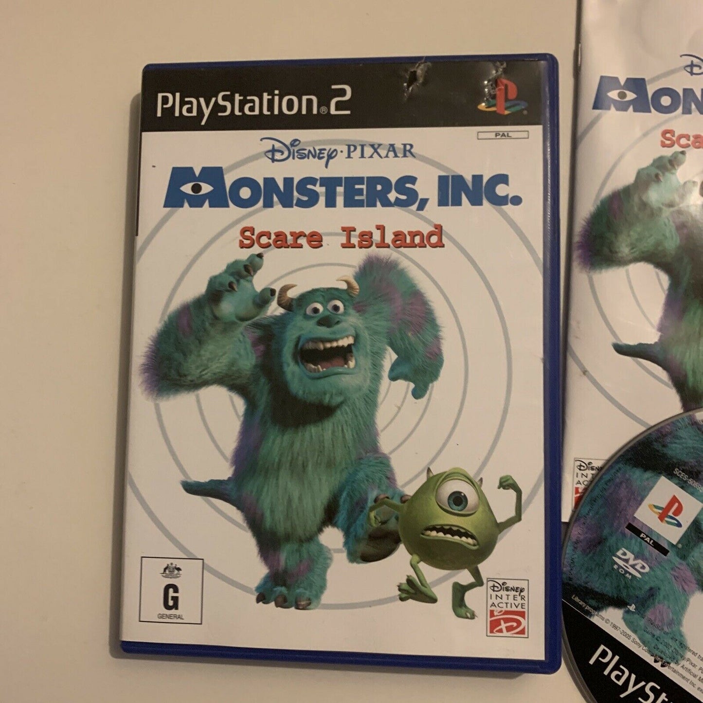 Monsters Inc - Scare Island Playstation 2 PS2 With Manual PAL