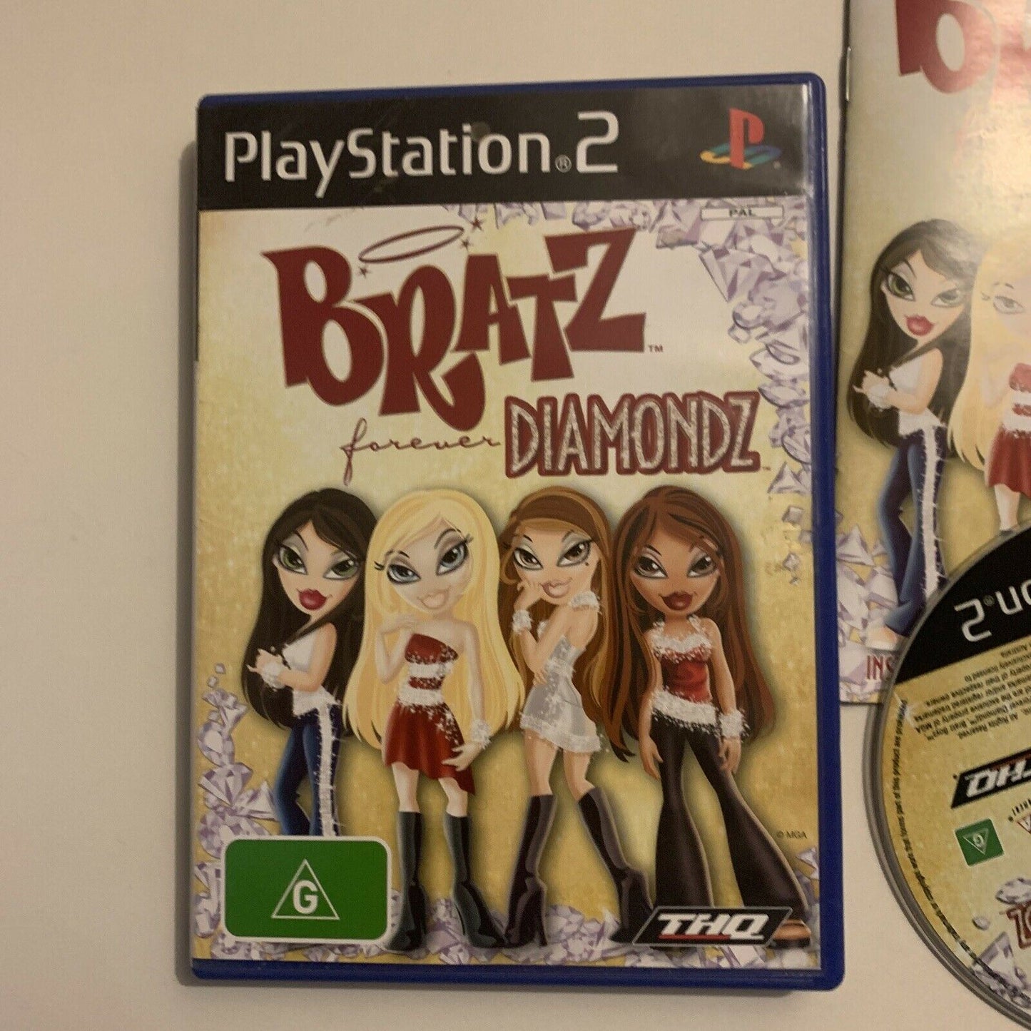 Bratz: Forever Diamondz (Sony PlayStation 2, 2006) PAL PS2 With Manual