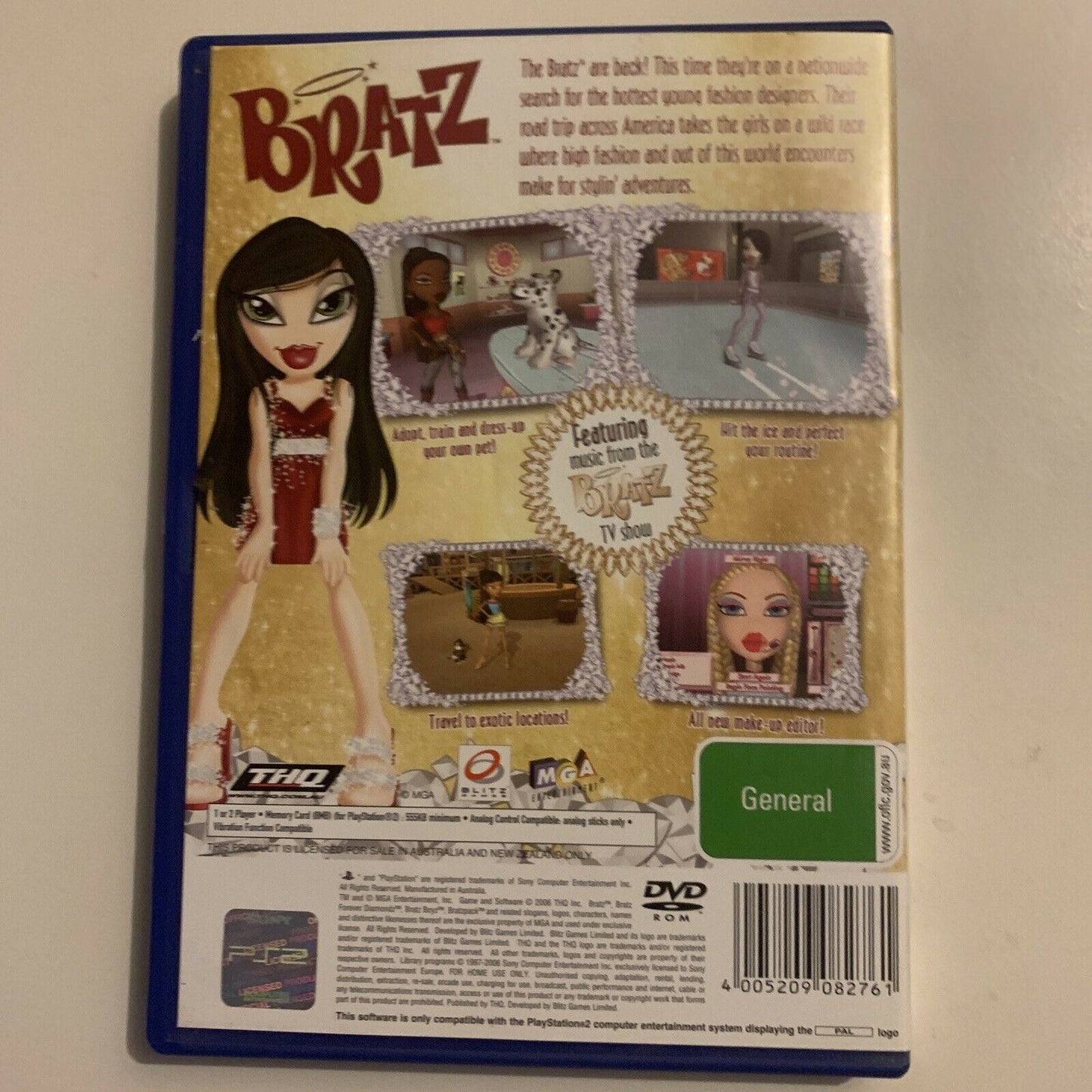 Bratz: Forever Diamondz (Sony PlayStation 2, 2006) PAL PS2 With Manual