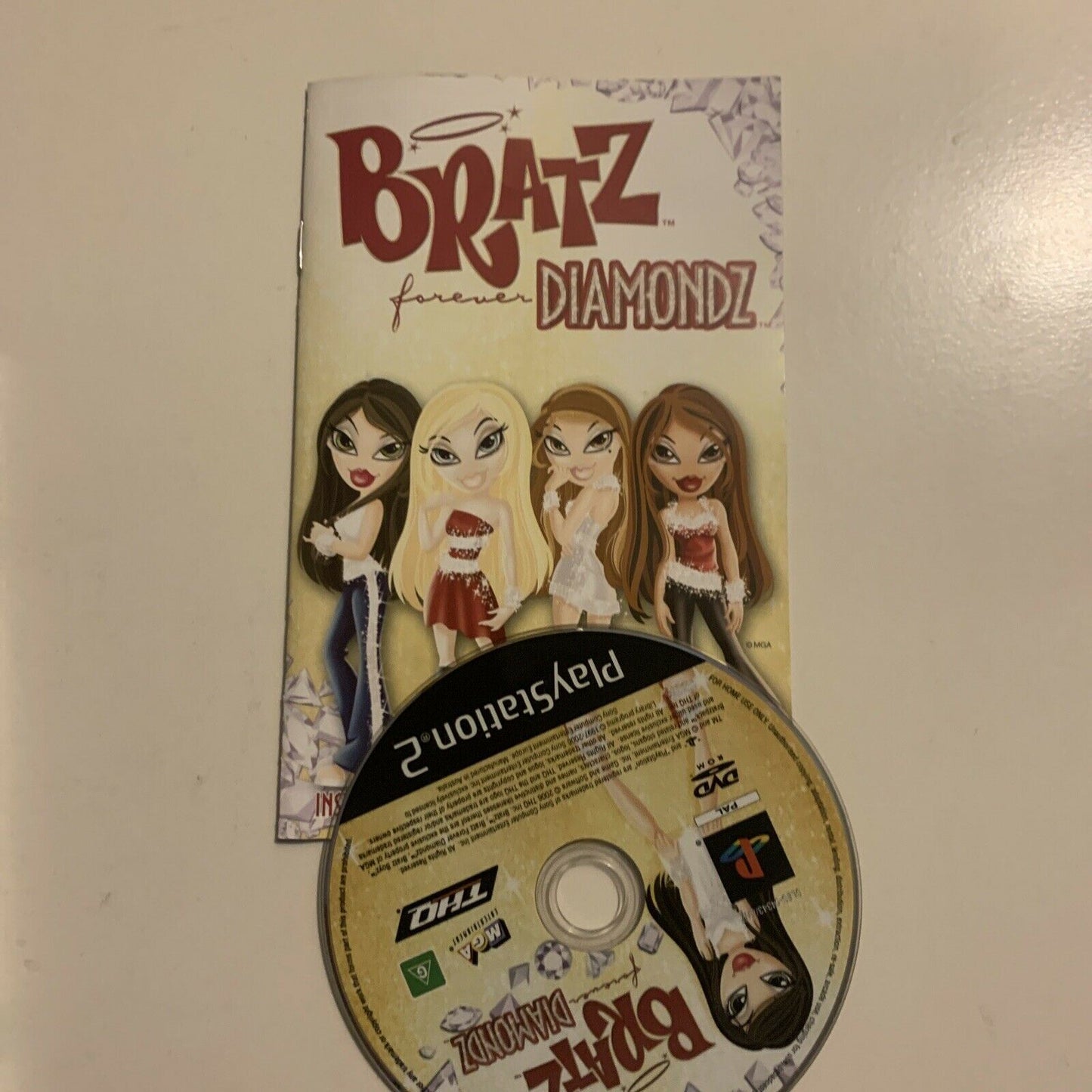 Bratz: Forever Diamondz (Sony PlayStation 2, 2006) PAL PS2 With Manual