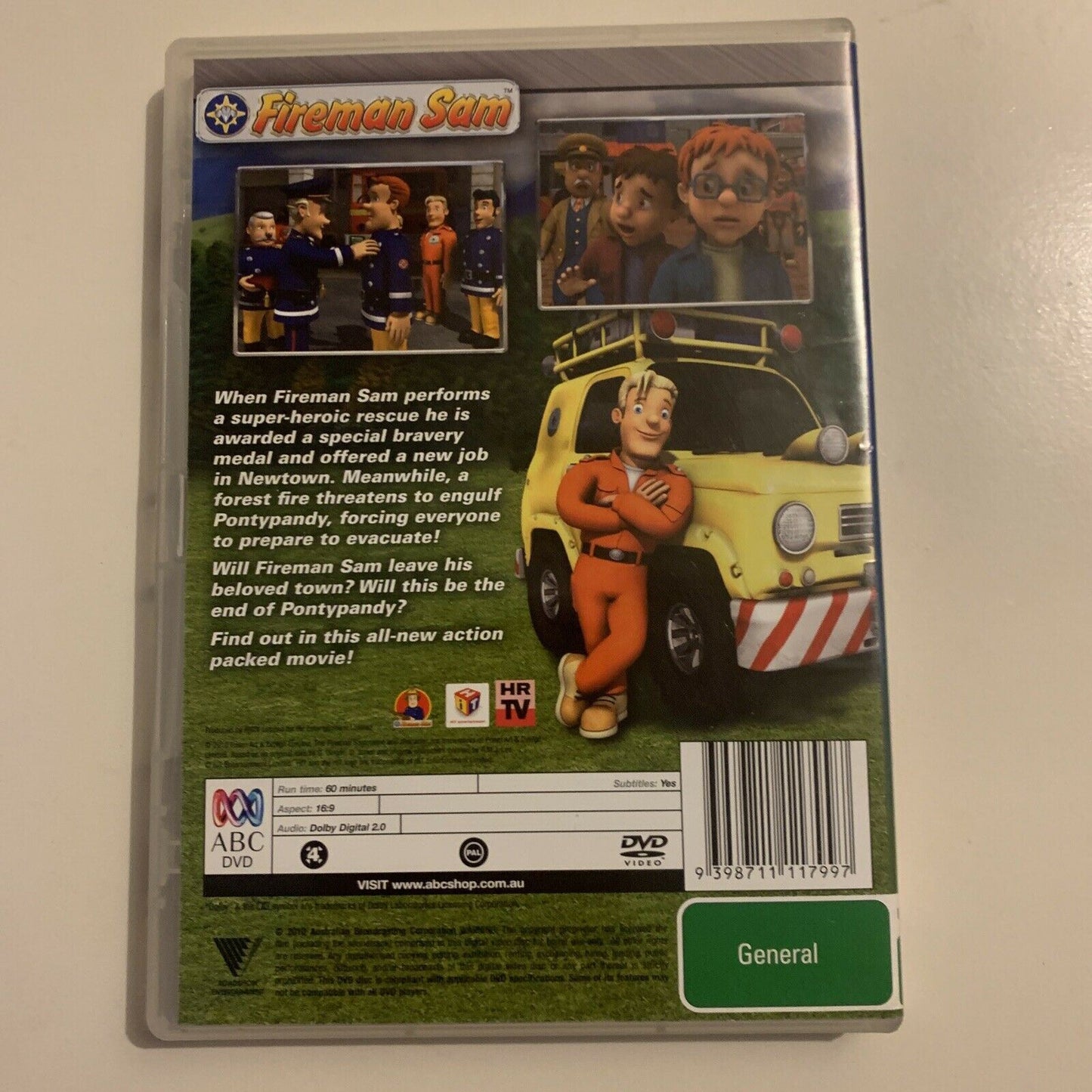 Fireman Sam - The Great Fire Of Pontypandy : The Movie (DVD, 2010) Region 4