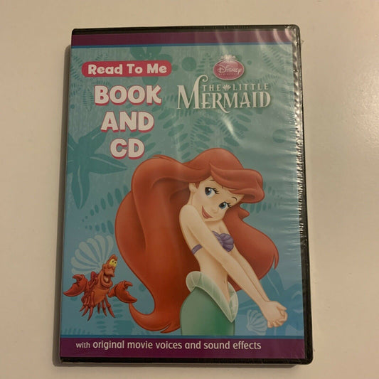 *New Sealed* Disney Princess -  The Little Mermaid (Read To Me: Book & CD)