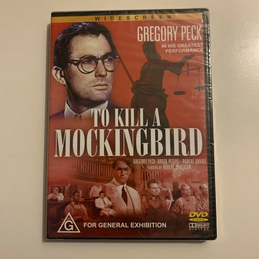*New Sealed* To Kill A Mockingbird (DVD, 1962)  Gregory Peck All Regions