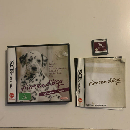 Nintendogs - Dalmatian and Friends (Nintendo DS, 2006) With Manual