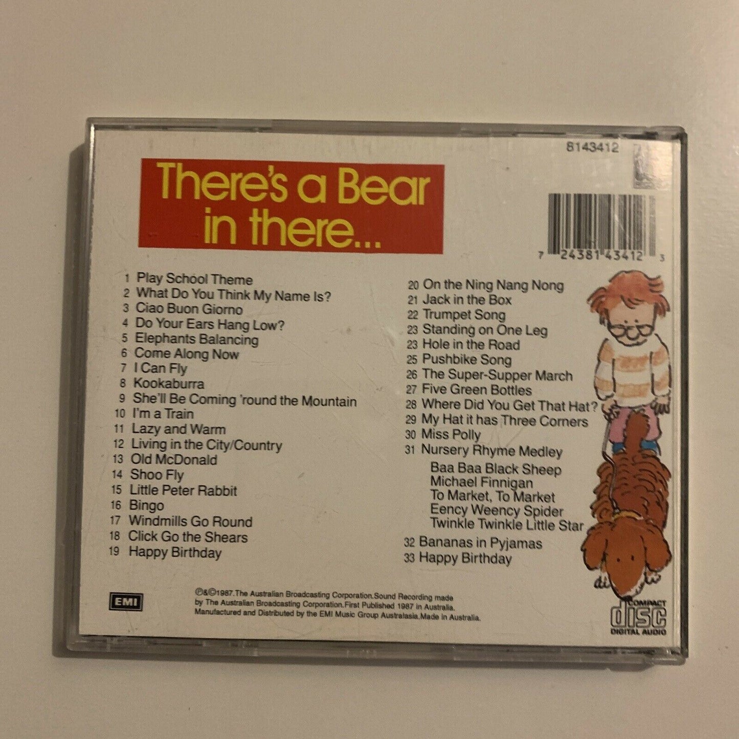 Play School: There's A Bear In There... (CD, 1987) ABC for KIDS