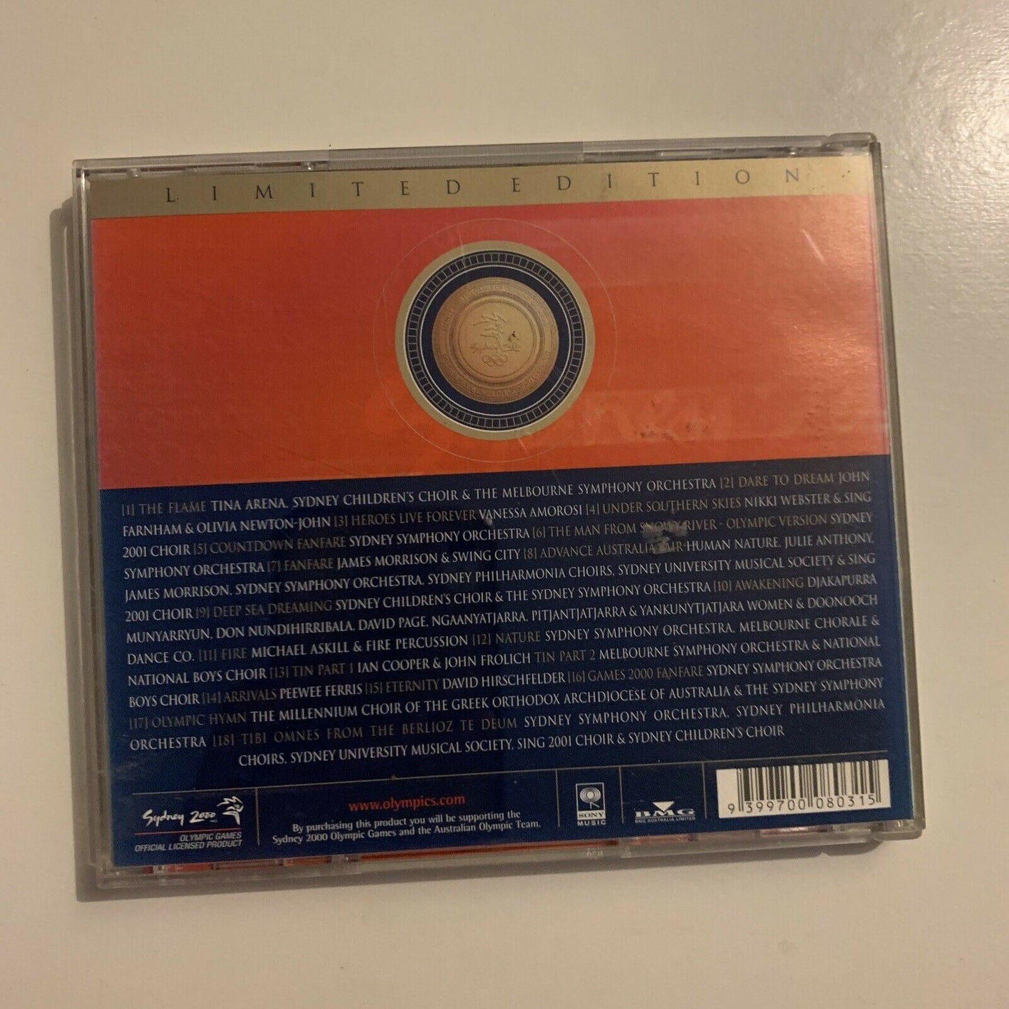 Sydney 2000: The Games Of The XXVII Olympiad Soundtrack - Limited Edition CD