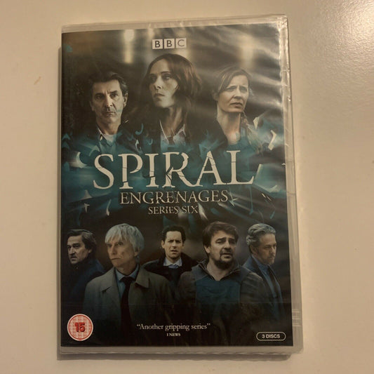 *New Sealed* Spiral Engrenages: Series 6 (DVD, 2017) Region 2 BBC