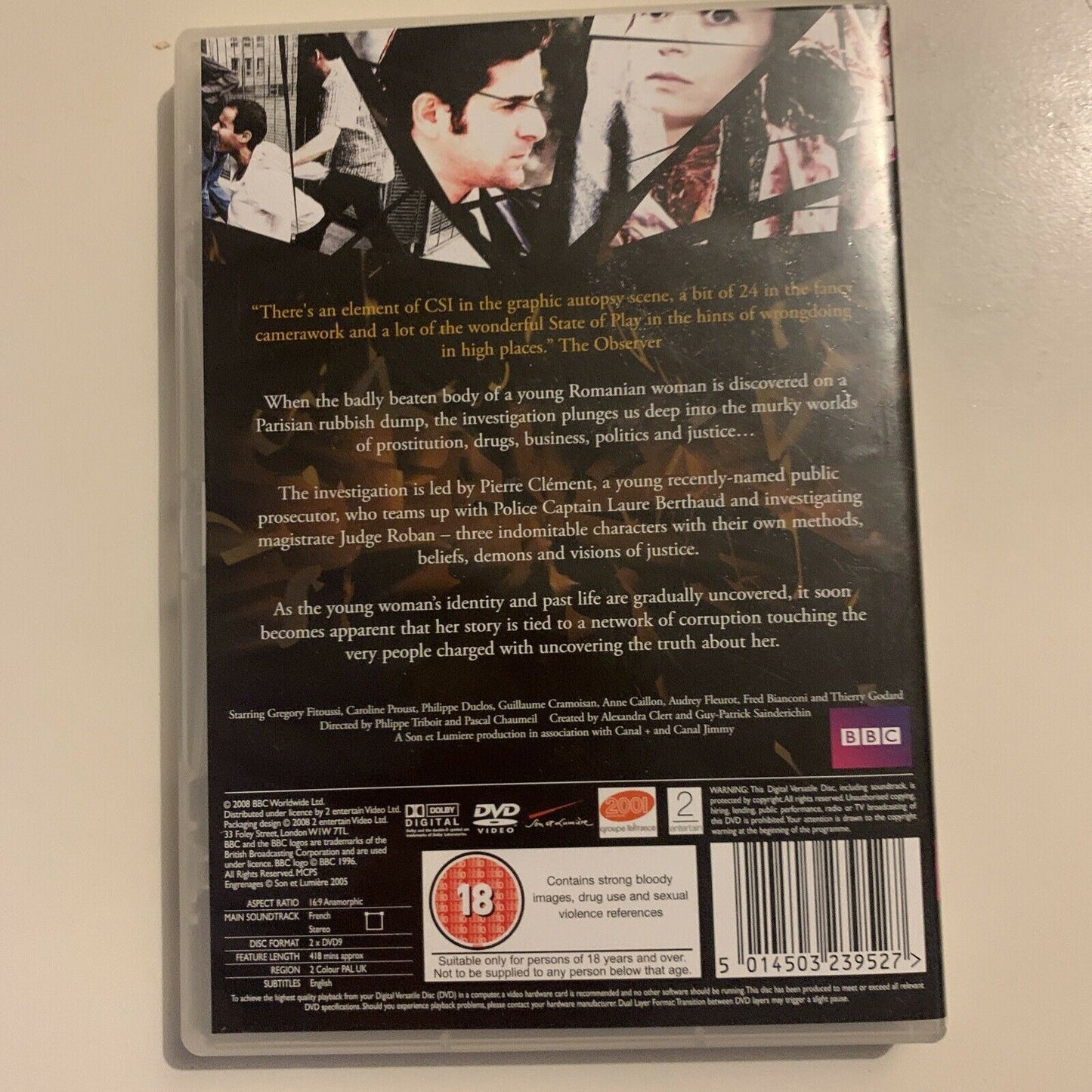 SPIRAL Engrenages Series One (DVD, 2008, 2-Disc) Caroline Proust Region 2