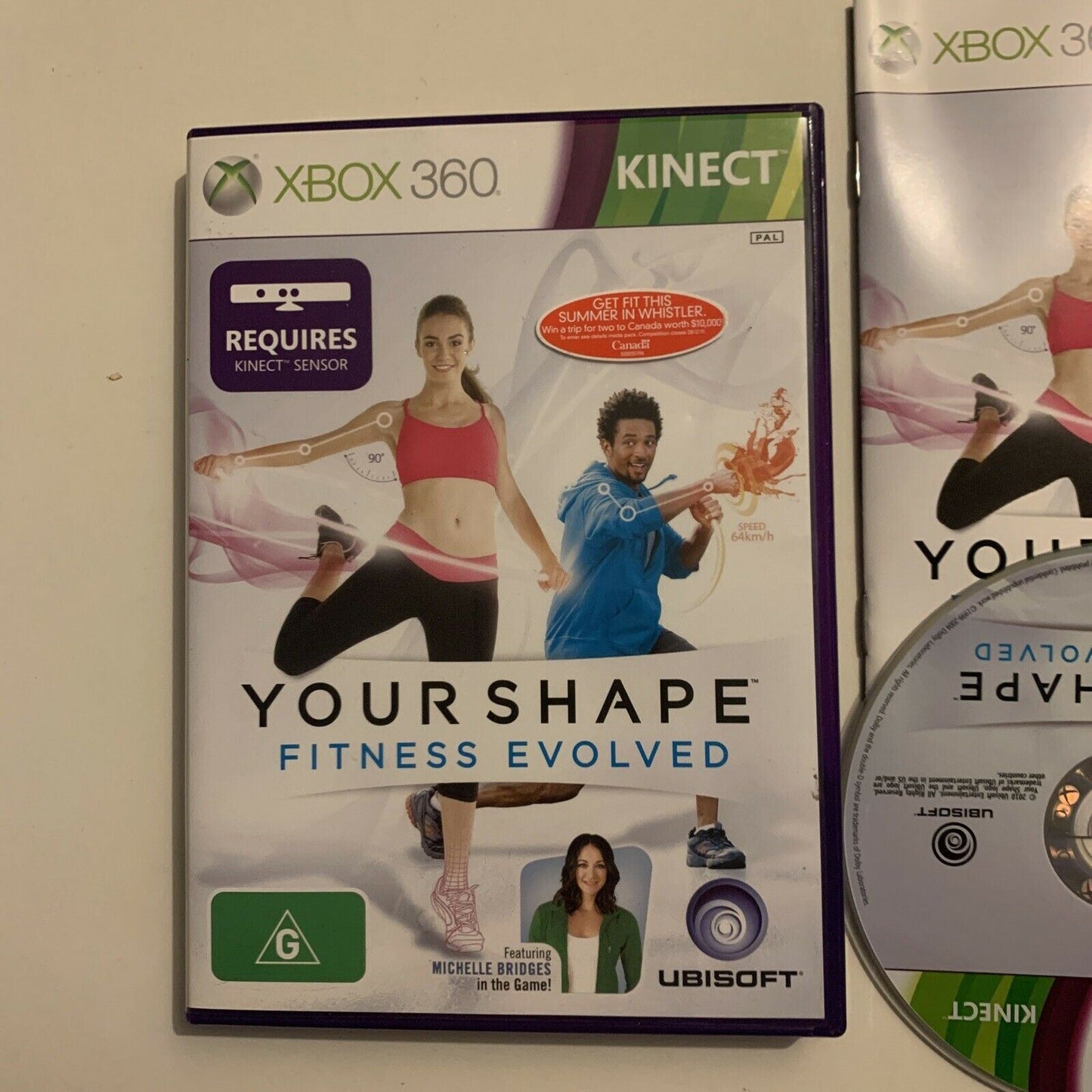 Your Shape Fitness Evolved (Kinect) Microsoft XBOX 360 with Manual PAL
