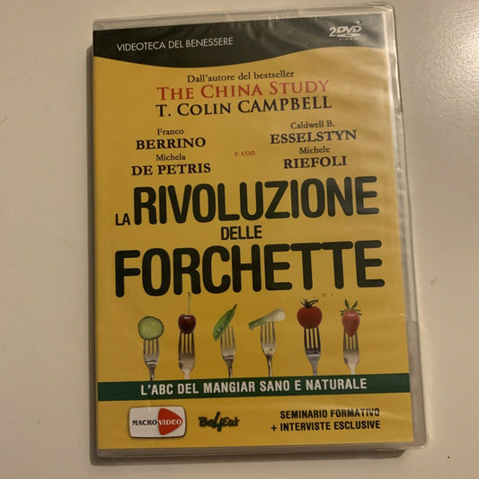 *New Sealed* La Rivoluzione Delle Forchette (DVD, 2015) Region 2