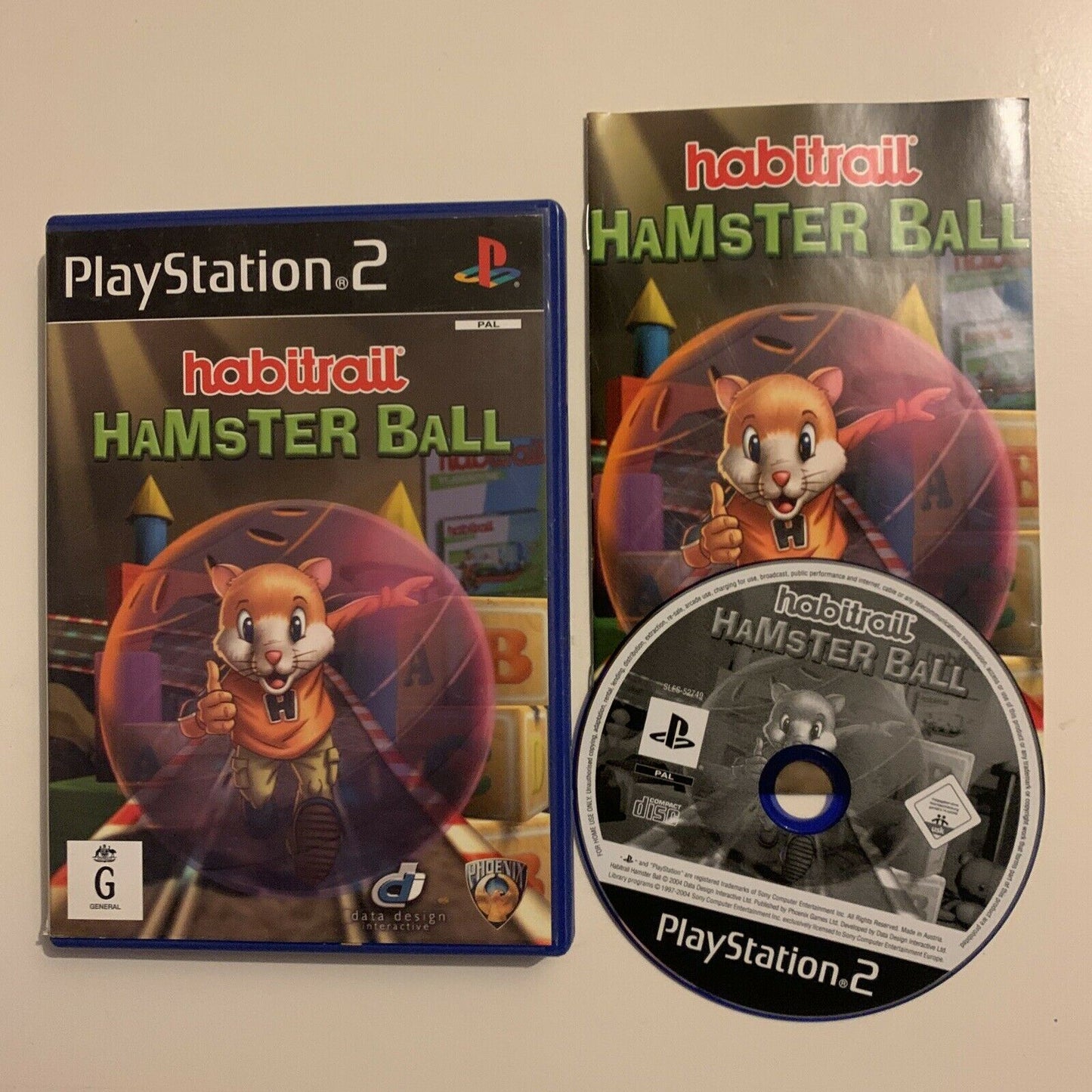 Habitrail: Hamster Ball - PlayStation 2 PS2 PAL Game with Manual