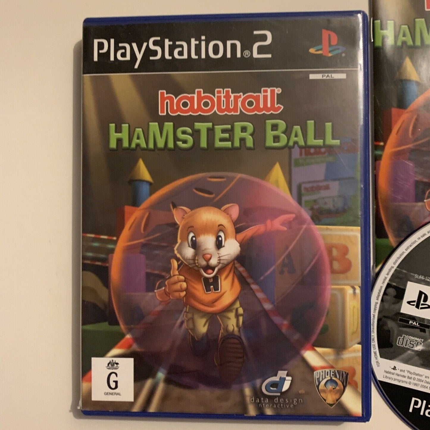 Habitrail: Hamster Ball - PlayStation 2 PS2 PAL Game with Manual