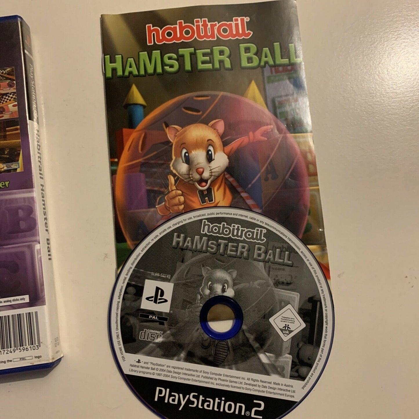 Habitrail: Hamster Ball - PlayStation 2 PS2 PAL Game with Manual