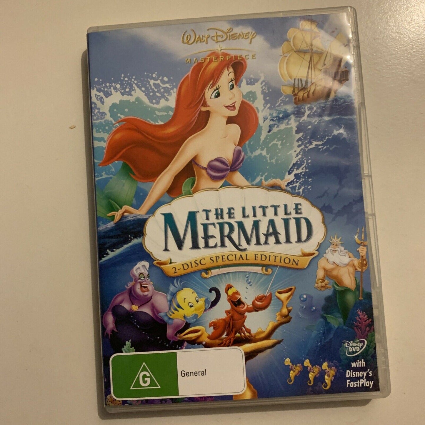 The Little Mermaid - Special Edition (DVD, 1990, 2-Disc Set) Region 4&2