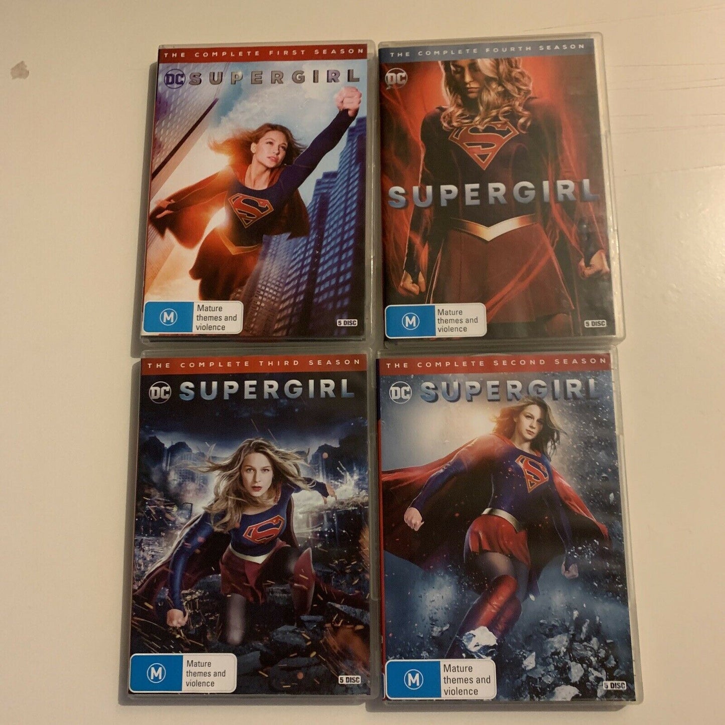 Supergirl : Complete Season 1,2,3,4 (DVD, 2019, 20-Disc) Region 4&2