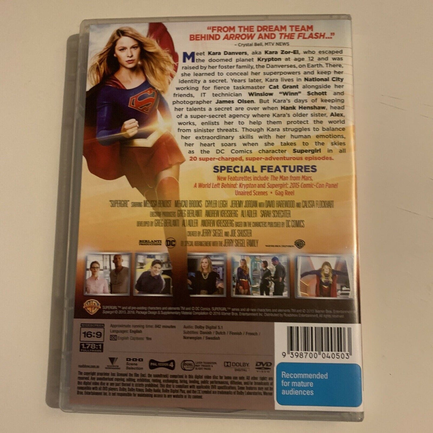 Supergirl : Complete Season 1,2,3,4 (DVD, 2019, 20-Disc) Region 4&2