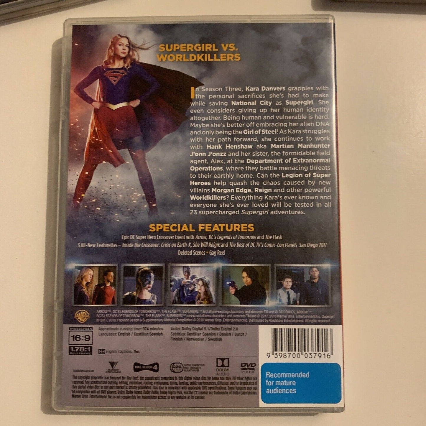 Supergirl : Complete Season 1,2,3,4 (DVD, 2019, 20-Disc) Region 4&2