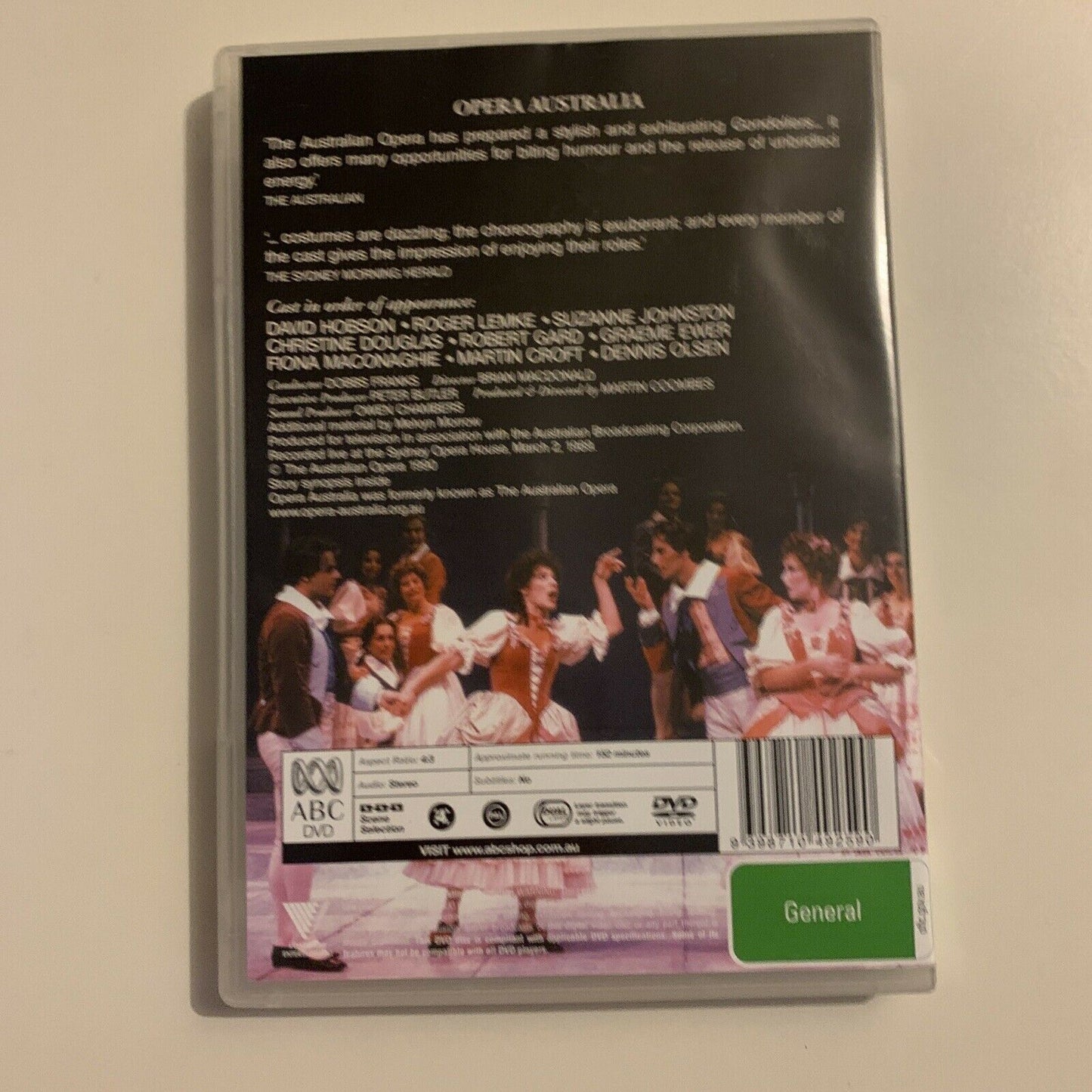 Opera Australia - The Gondoliers By W. S. Gilbert & Arthur Sullivan (DVD, 1990)