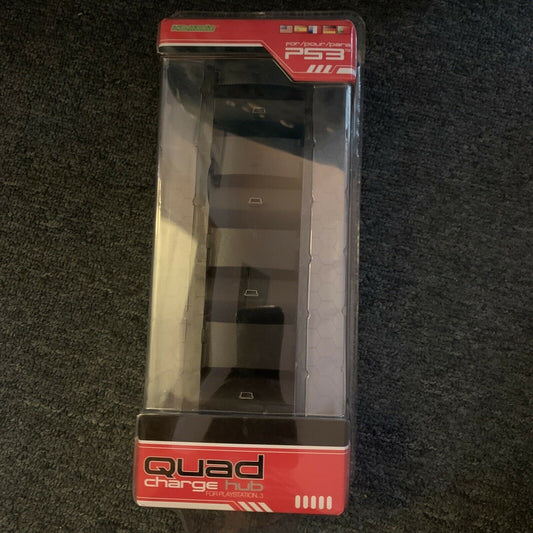 *New Sealed* Komodo Quad Charge Hub Dock - Charge 4x PS3 Controllers Same Time