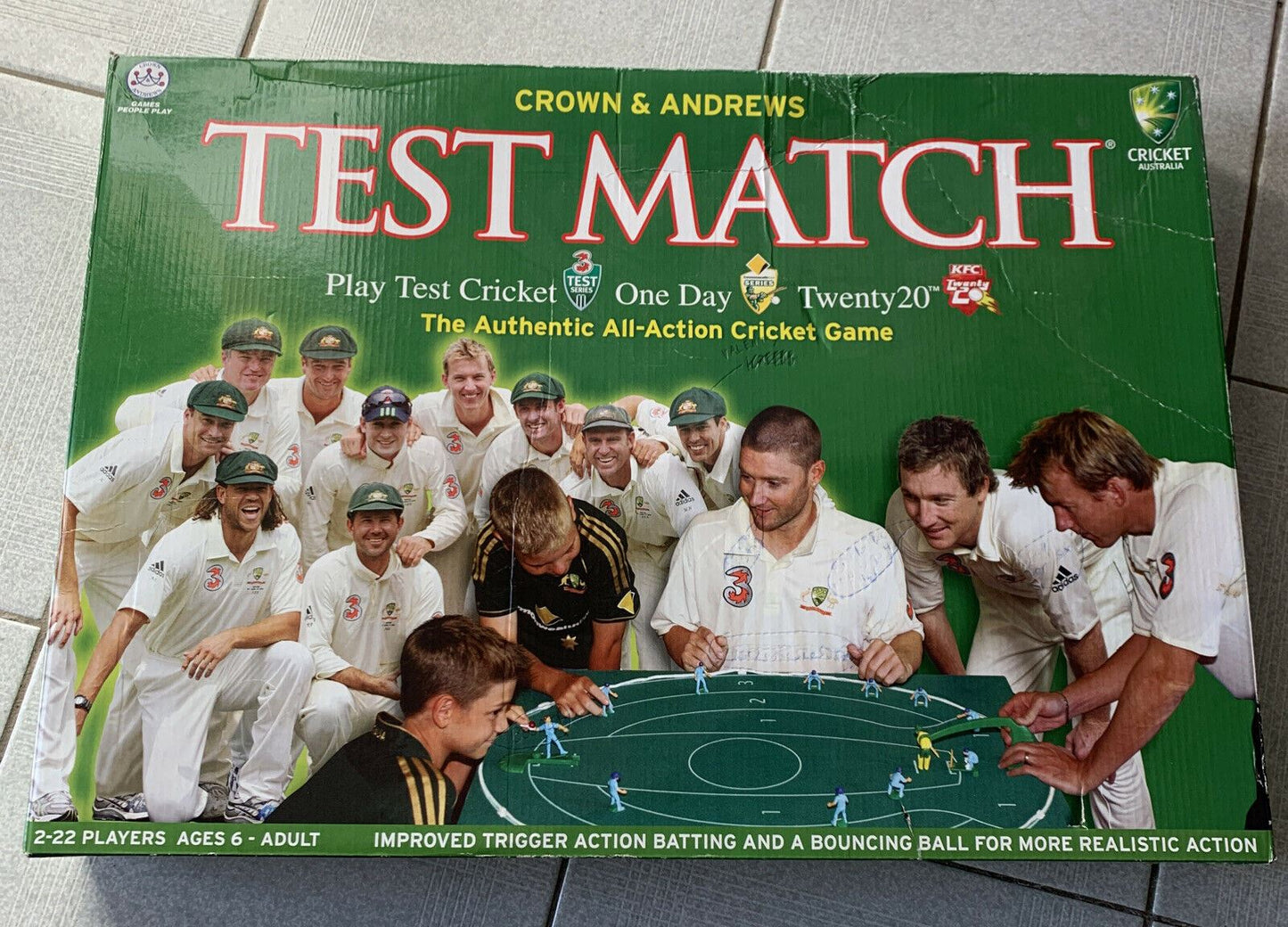 Cricket Australia: Crown & Andrews Test Match Game *Missing Ball*