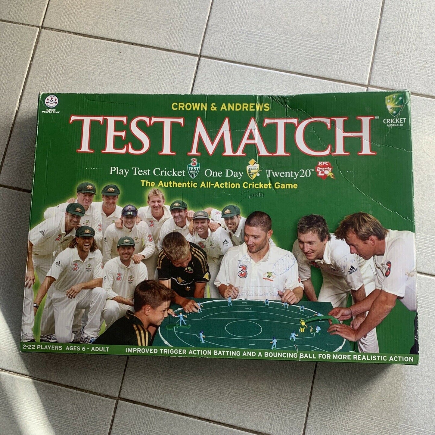 Cricket Australia: Crown & Andrews Test Match Game *Missing Ball*