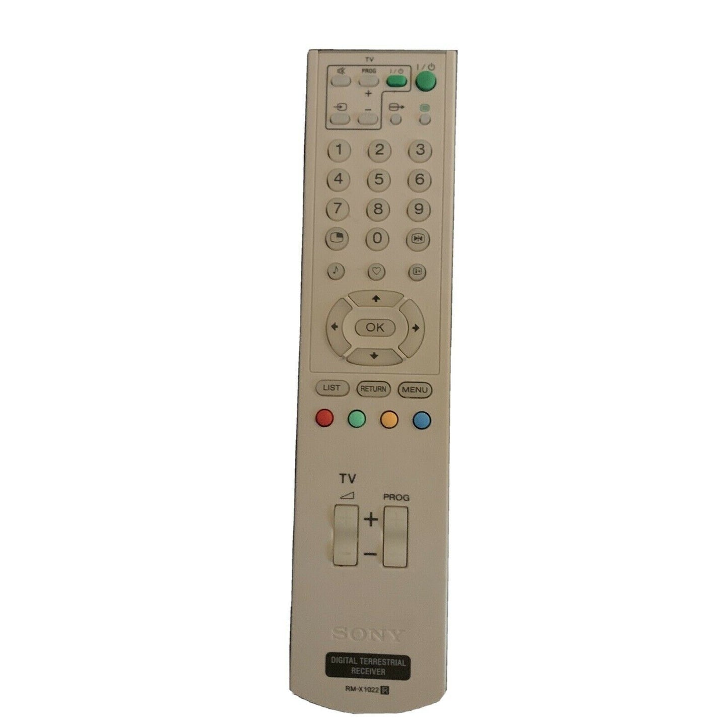 Genuine Sony RM-X 1022 Remote Control For Digital Terrestrial Receiver *No Lid*