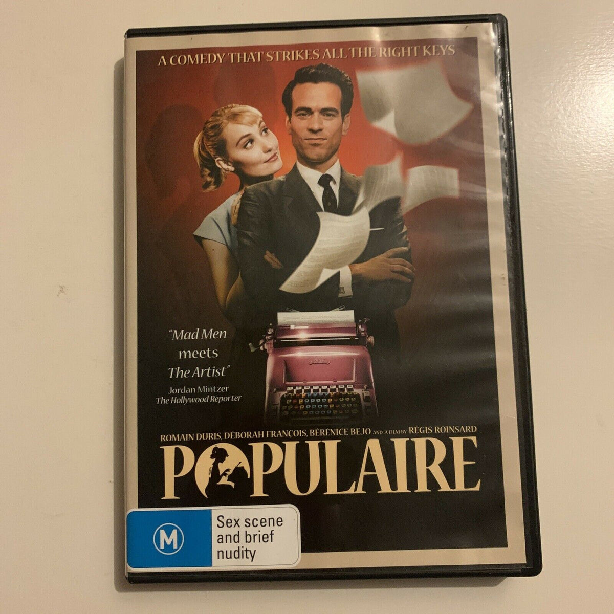 Populaire (DVD, 2012) Romain Duris, Daniel Presley, Romain Compingt Region 4