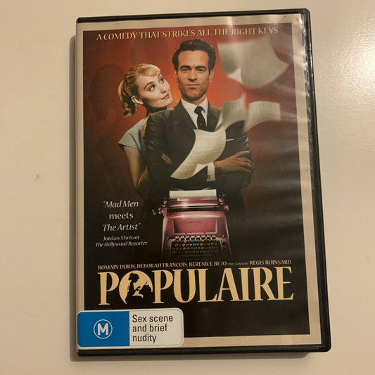 Populaire (DVD, 2012) Romain Duris, Daniel Presley, Romain Compingt Region 4