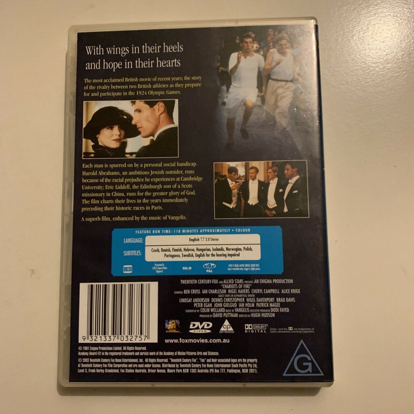 Chariots Of Fire (DVD, 1981) Ian Holm Region 4