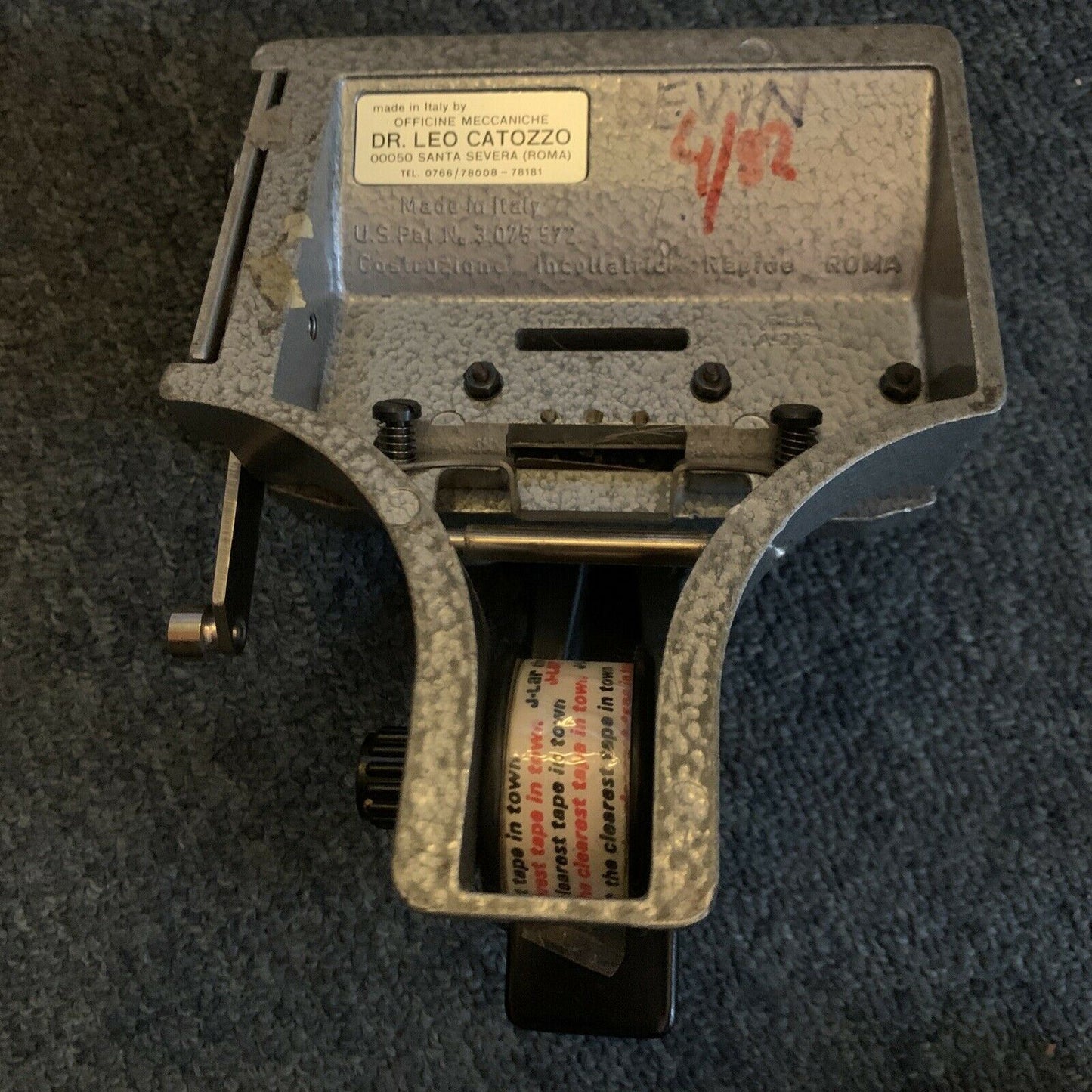 Vintage Film Splicer - Made In Italy