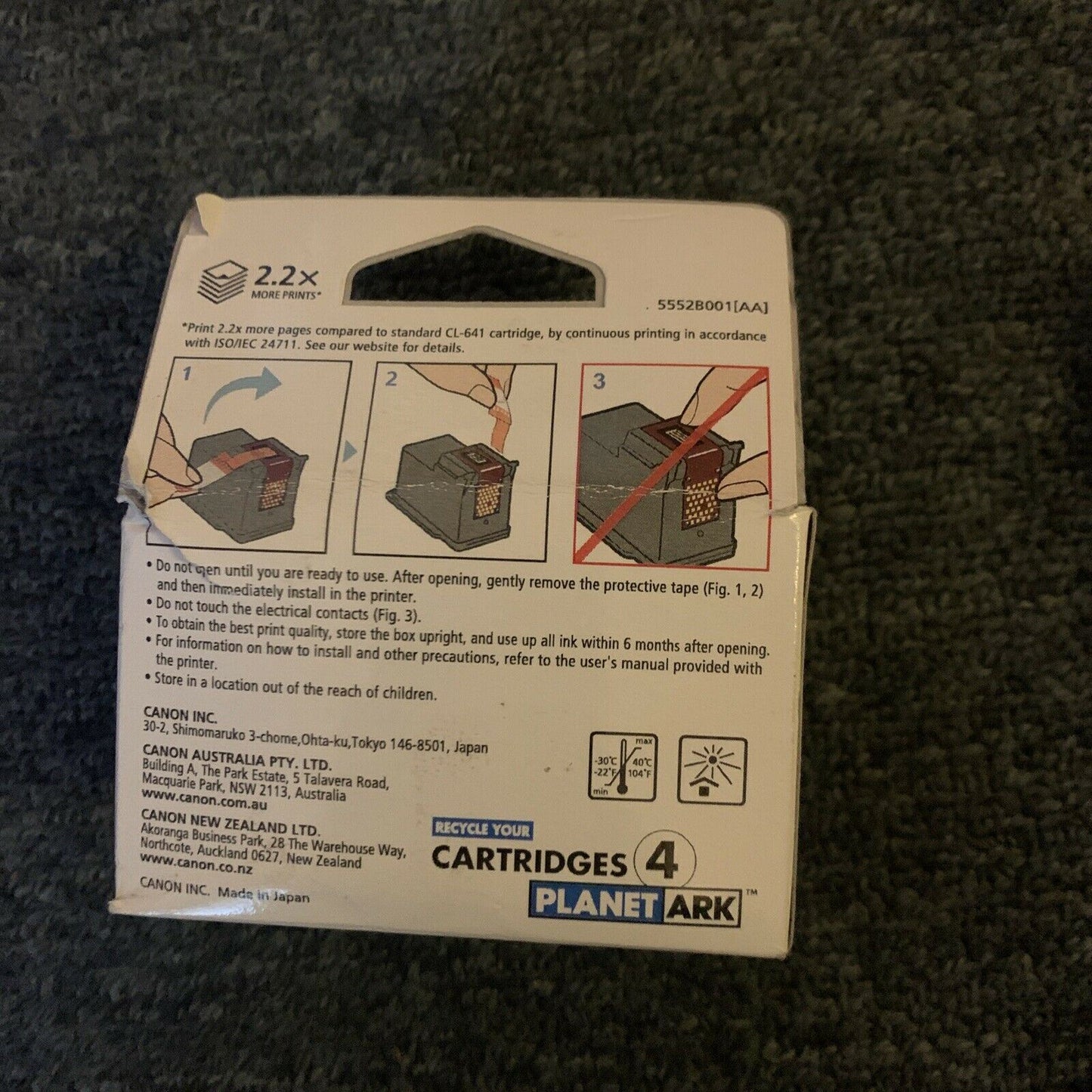 Canon 641XL Tri Colour Ink Cartridge 640 or 640XL or 641 or 641XL Colour combo