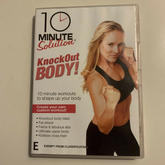10 Minute Solution - Knockout Body (DVD, 2010) Jessica Smith. Region 4
