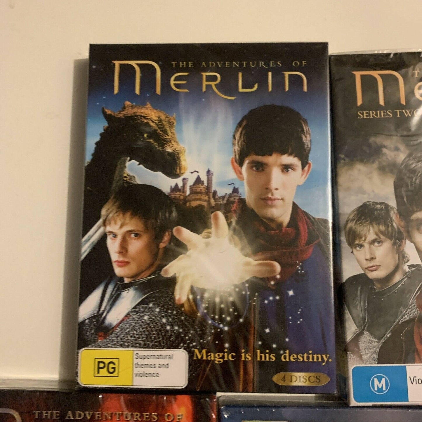 *New* The Adventures Of Merlin : Complete Series 1,2,3,4,5 (DVD, 2013, 23-Disc)