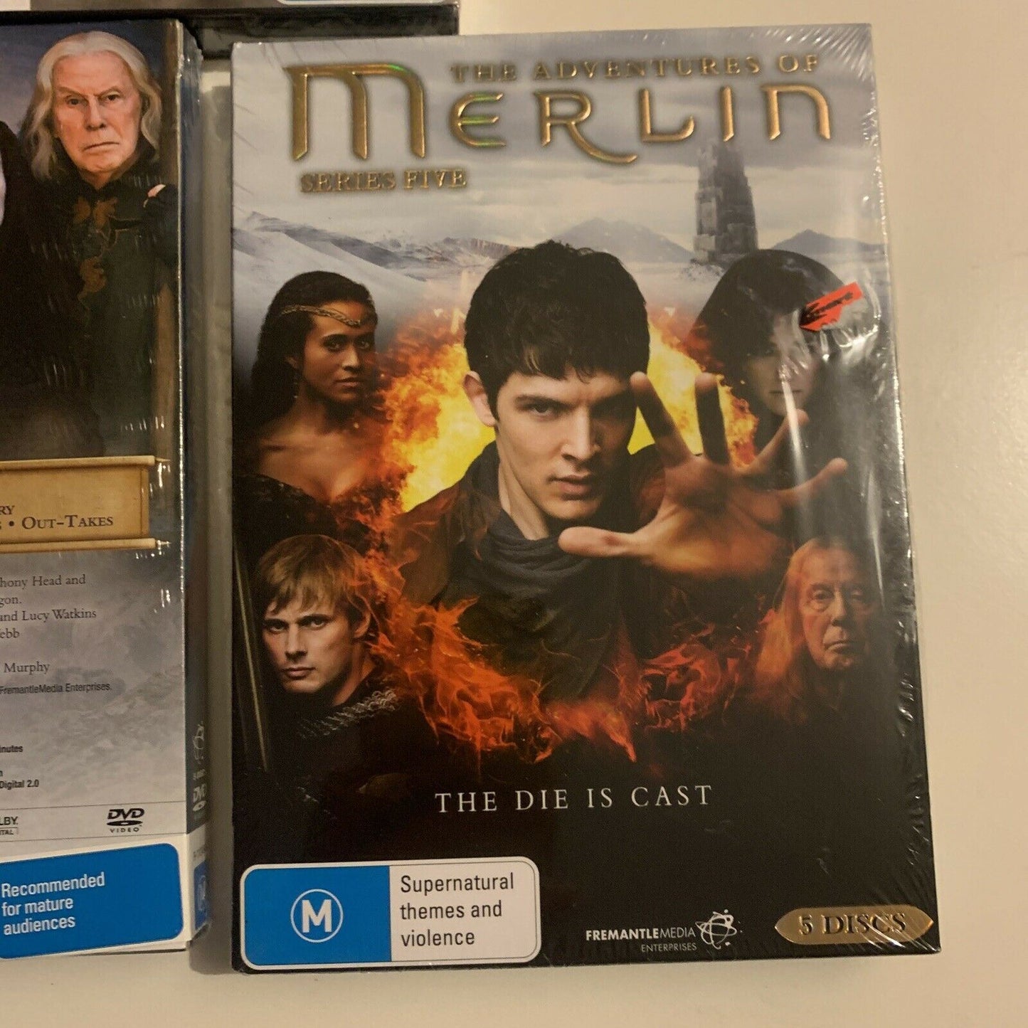 *New* The Adventures Of Merlin : Complete Series 1,2,3,4,5 (DVD, 2013, 23-Disc)