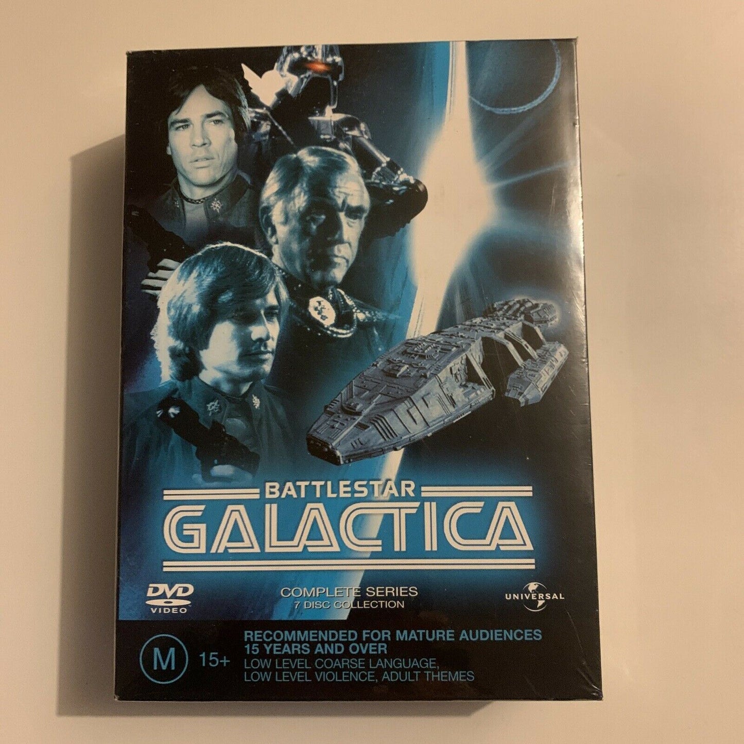 *New Sealed* Battlestar Galactica (DVD, 1978, 7-Disc) Richard Hatch Region 4&2