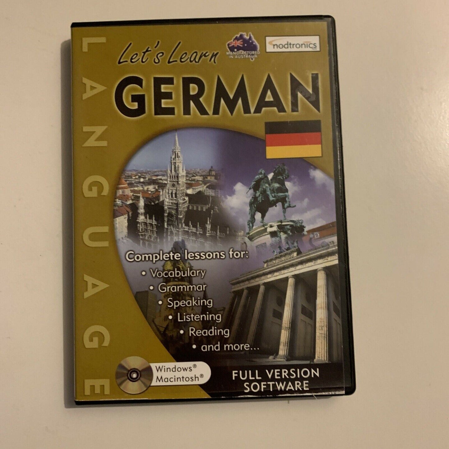 Lets Learn German PC / MAC CD ROM Free Post