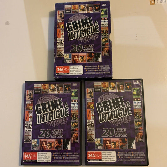 Crime & Intrigue - 20 Movies Collection ( DVD) ALL REGIONS