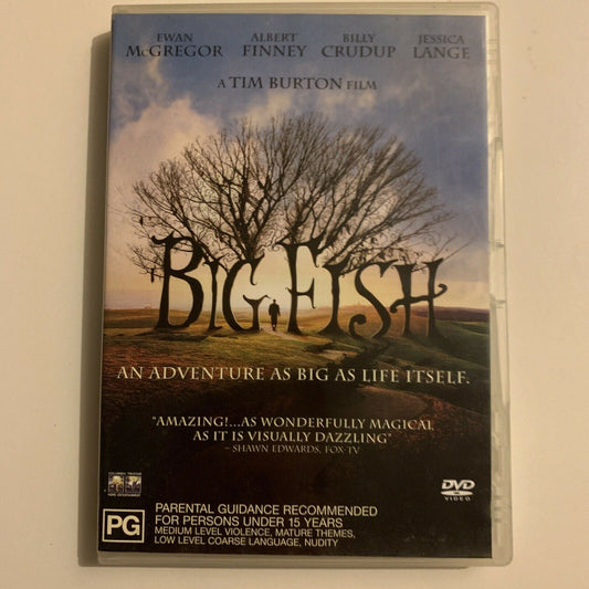 Big Fish (DVD, 2004) Ewan McGregor, Albert Finney Region 4