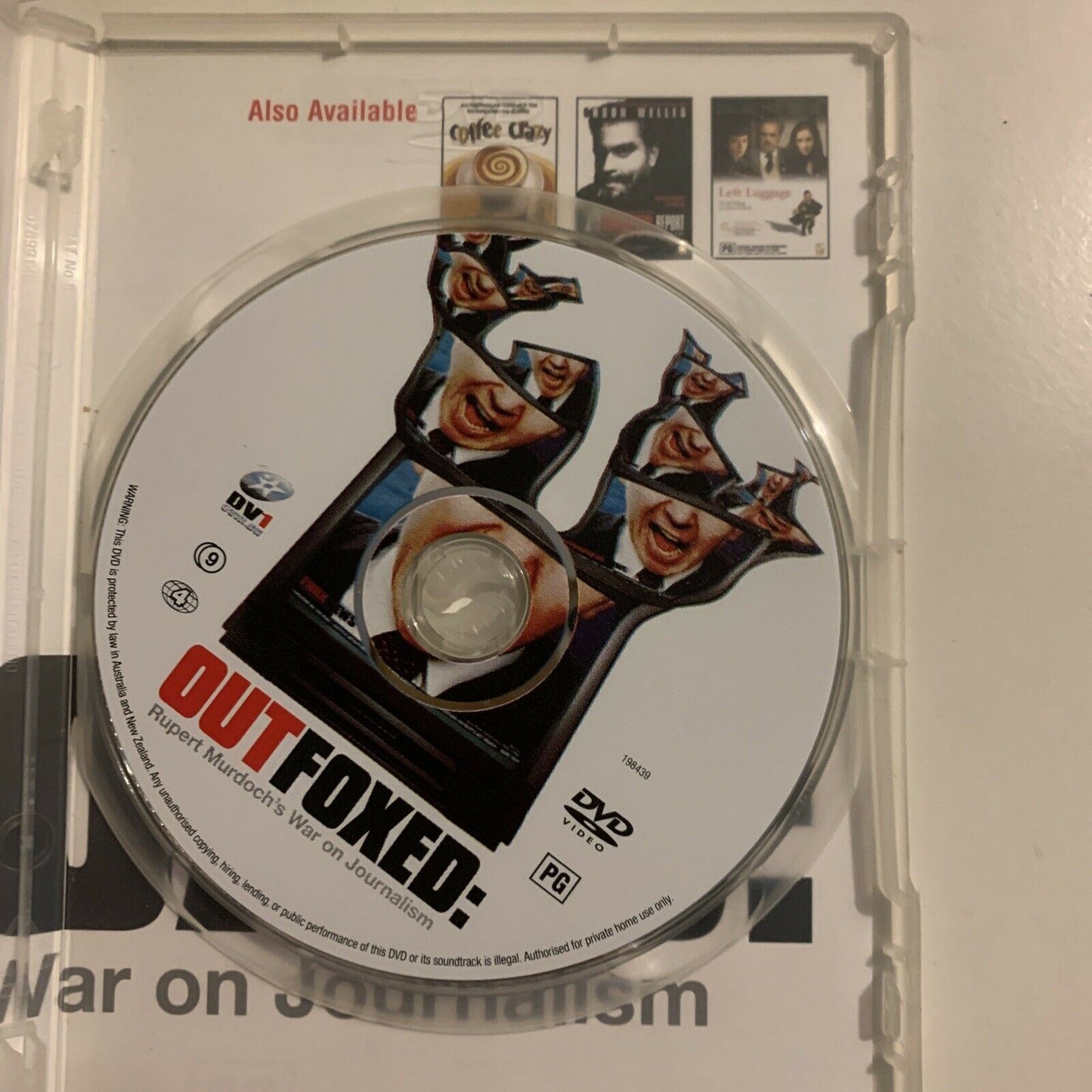 Outfoxed - Rupert Murdoch's War On Journalism (DVD, 2004) Region 4