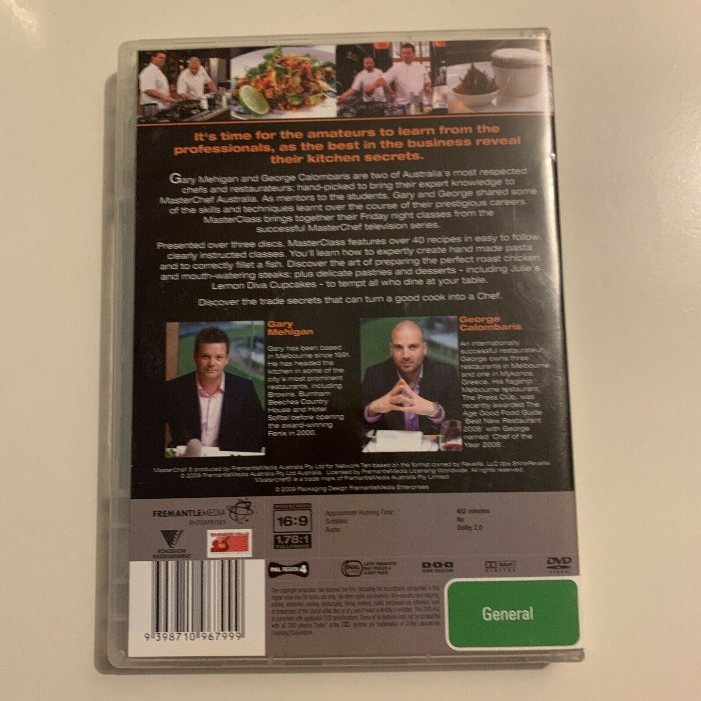 MasterChef Australia - MasterClass - Series 1 (DVD, 2009) Region 4