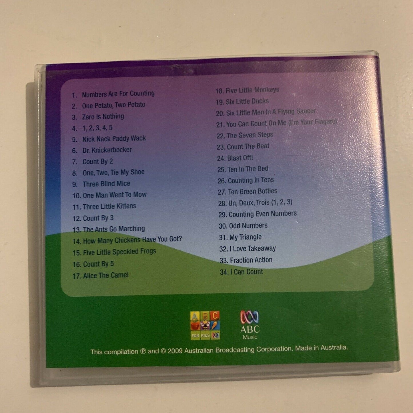 ABC For Kids: Ultimate Learning Songs - Numbers & Counting (CD, 2009)