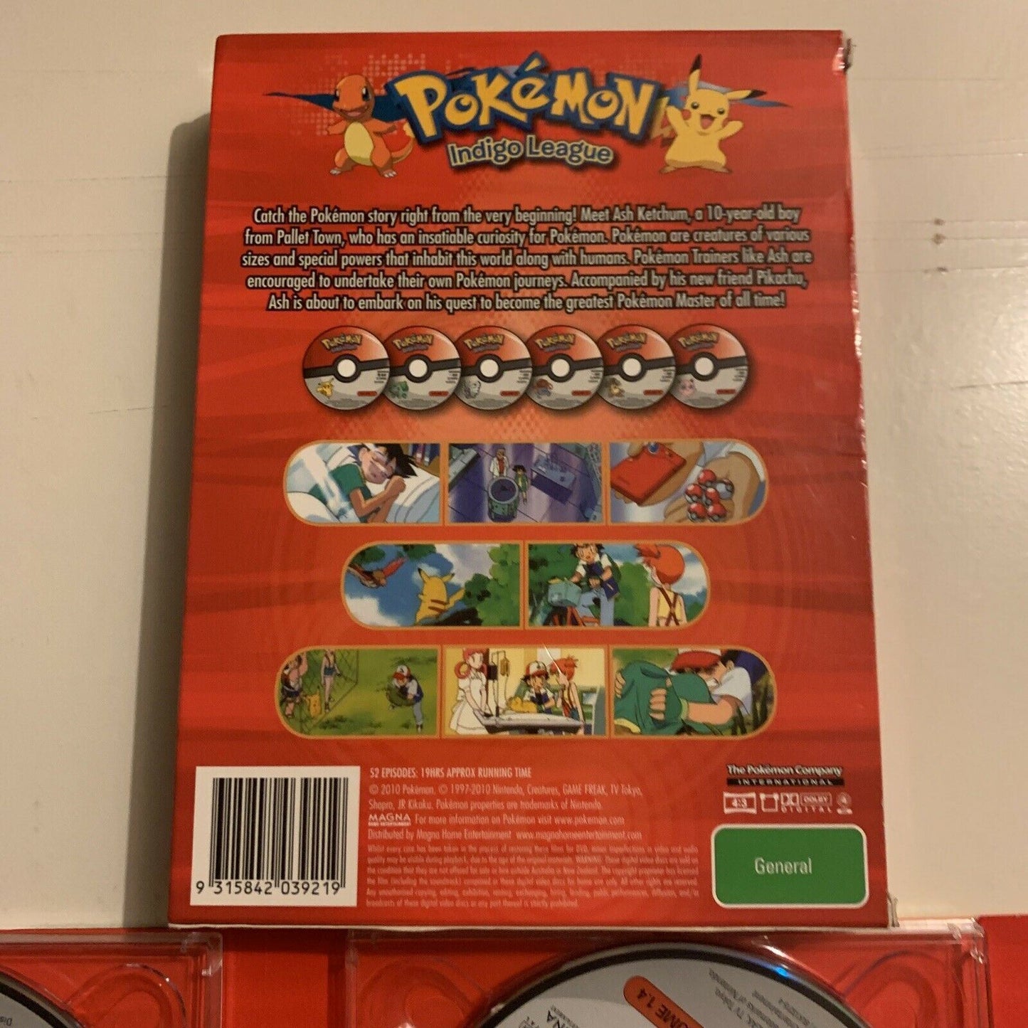 Pokémon - Indigo League : Season 1 (DVD, 2010, 6-Disc Set)