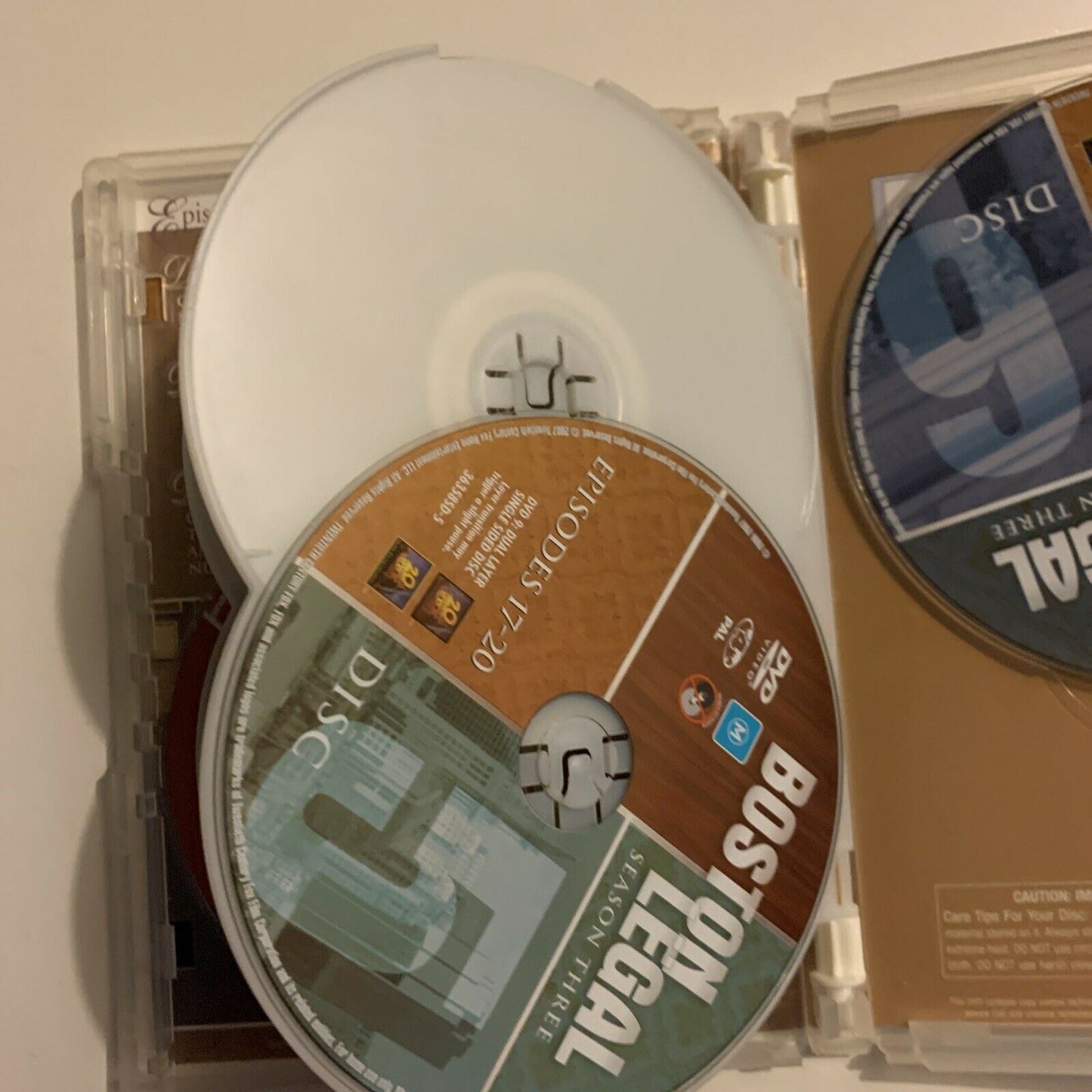 Boston Legal : Season 3 (DVD, 2007, 6-Disc) James Spader Region 4