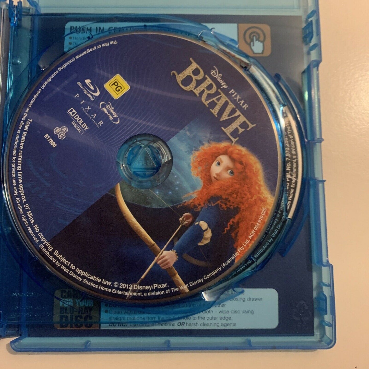 Brave (Bluray + DVD, 2012, 2-Disc) Emma Thompson, Billy Connolly,