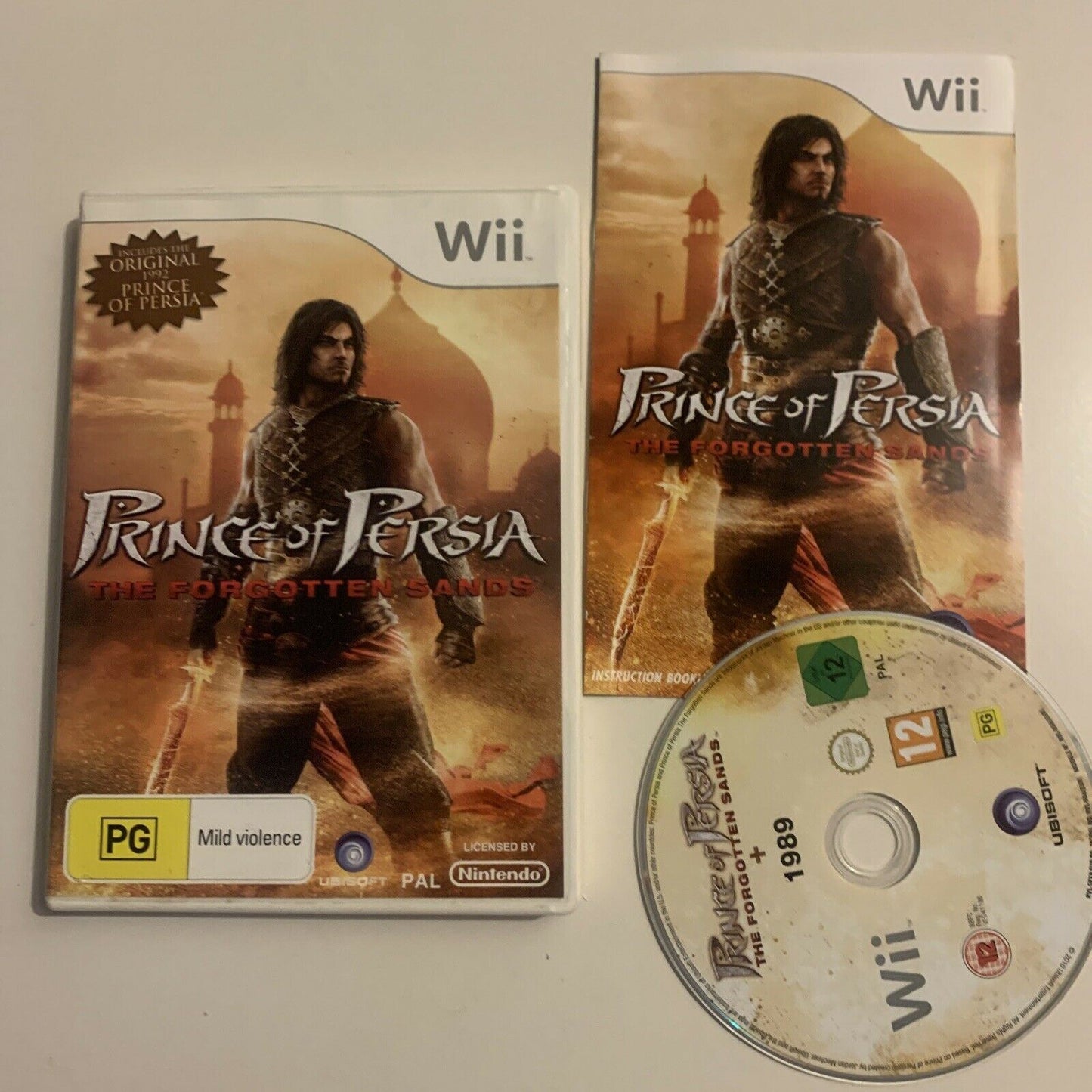 Prince of Persia The Forgotten Sands - Nintendo Wii PAL Complete With Manual