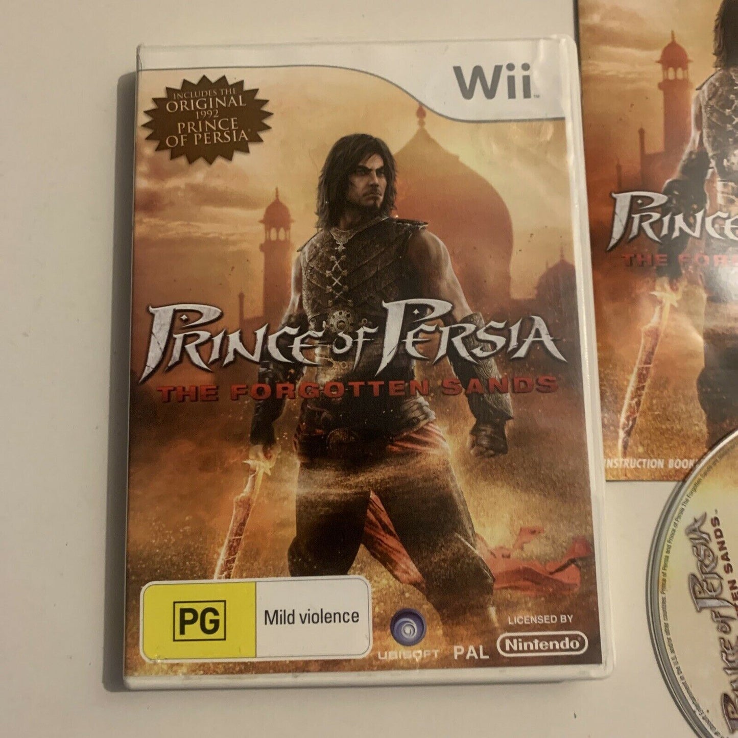 Prince of Persia The Forgotten Sands - Nintendo Wii PAL Complete With Manual