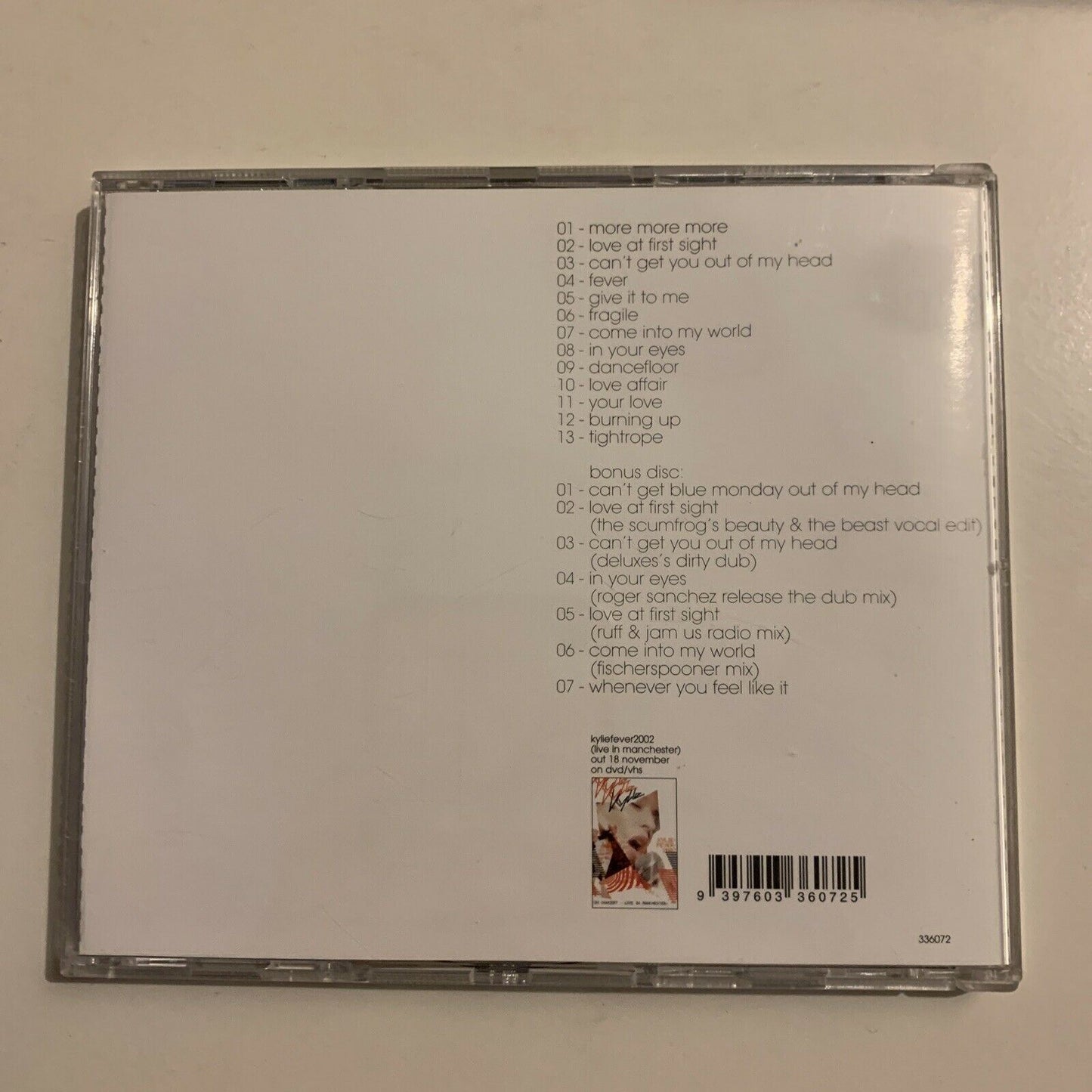 Kylie Minogue - Fever - Special Edition with Slipcase (CD, 2002)