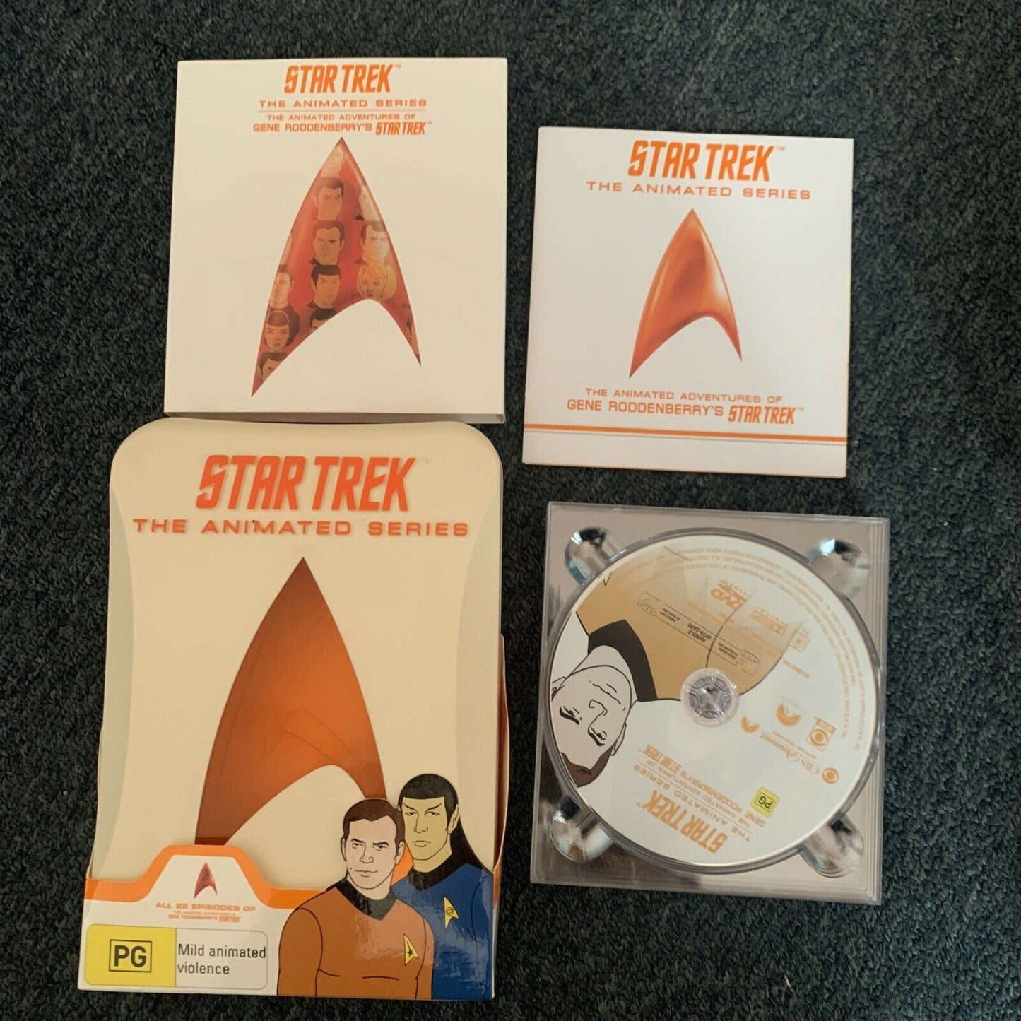 Star Trek - The Animated Series (DVD, 1974) Region 4&2